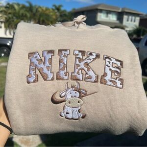 Nike Cow Print Hoodie